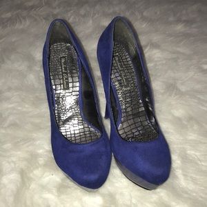 Michael Antonio Blue High Heels